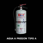 EXTINTOR DE AGUA PRESION